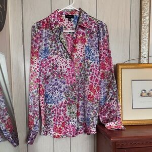 🌸🪻🌼☀️Vibrant Floral Women's Blouse